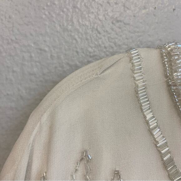 New Zara Beaded Embroidered Maxi Dress Limited edition Blogger Fave Size M-L - Picture 13 of 15